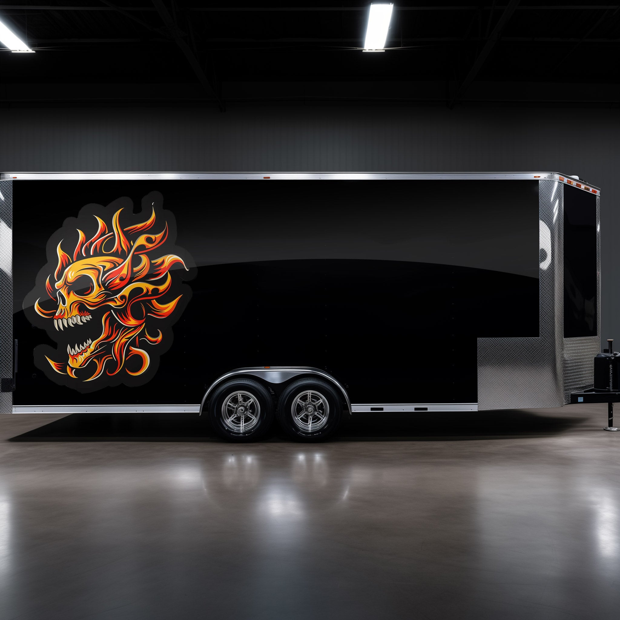 Flame Skull - Decal